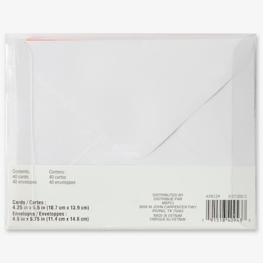 Shimmer Cards & Envelopes by Recollections